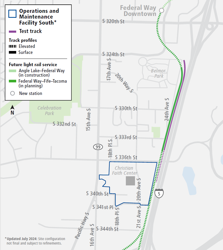 OMF south project map