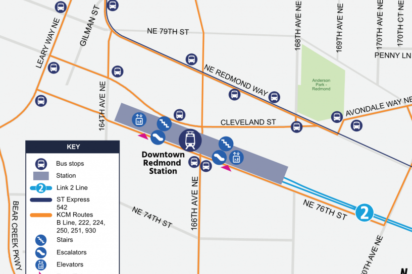Downtown Redmond Station | Project map and summary | Sound Transit