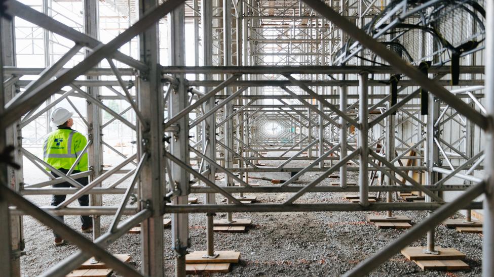 Construction progress of Judkins Park Station on May 30, 2019.