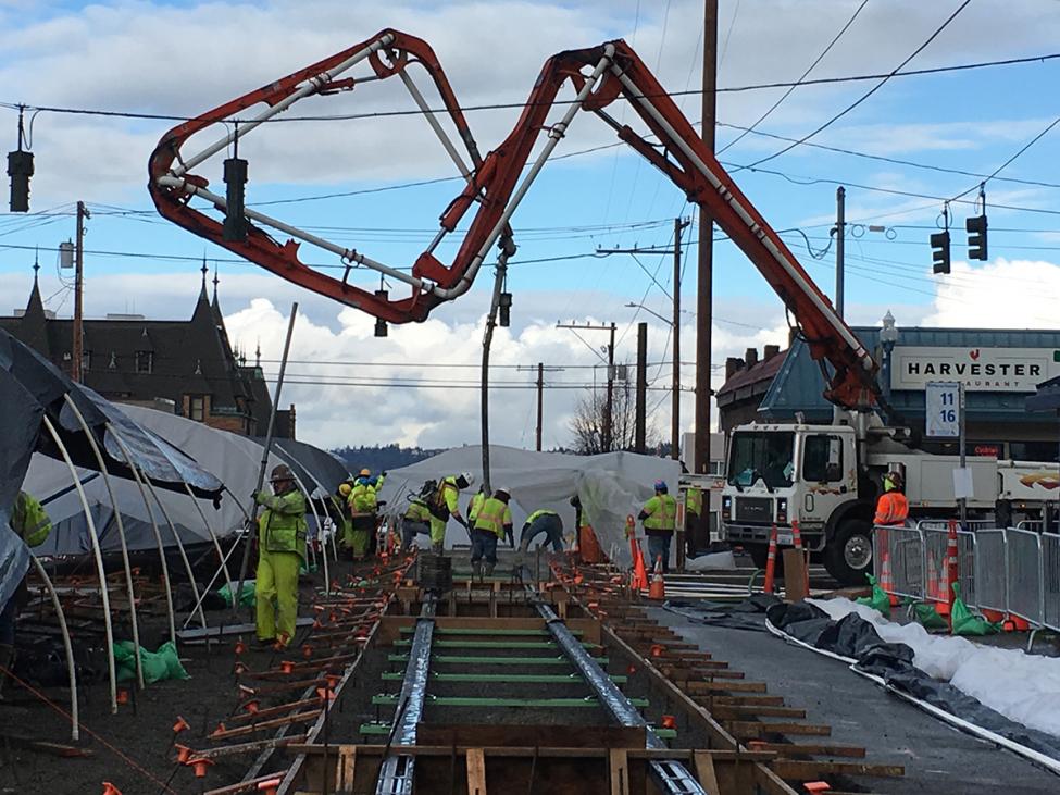 Track Installation Begins On Martin Luther King Jr. Way From S. 19th ...