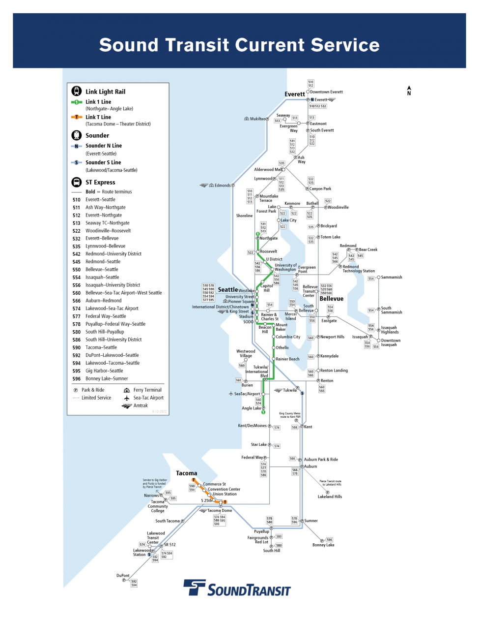 Schedules And Maps | Sound Transit