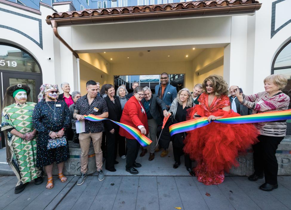 Pride Place TOD ribbon cutting