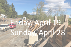 South Bellevue alert closures April 19 - 28