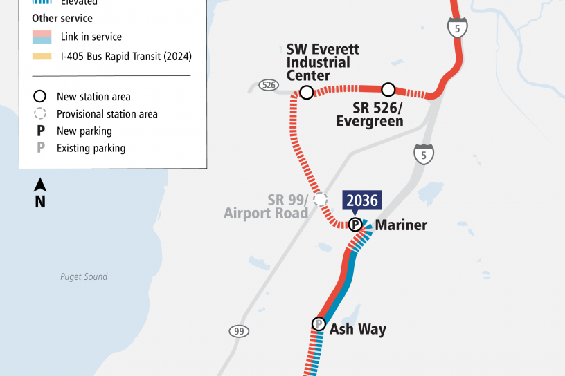 Everett Link Extension | Project Map And Summary | Sound Transit